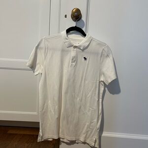 Abercrombie kids, Classic Polo, White, Boy 15/16